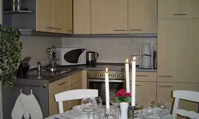 offene Küche...hier macht kochen und essen Spaß