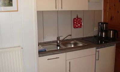 Moderne Küchenzeile mit Geschirrspüler