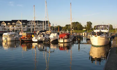 Den Hafen in 15 Minuten mit dem Fahrrad erreichen