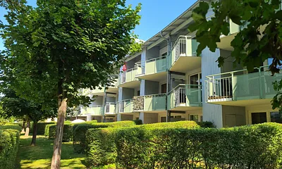 Rückansicht des Hauses