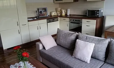 Wohnzimmer + offene Küche