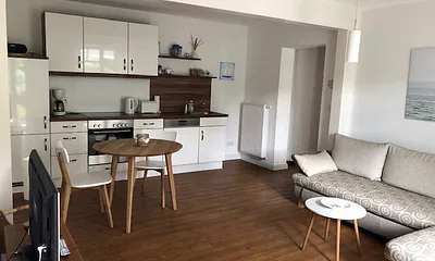 Wohnzimmer mit Küchenzeile