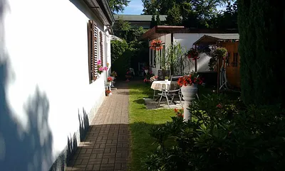 Sitzecke im Garten