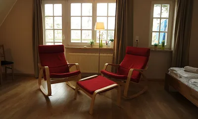 Sitzecke im Appartement 1