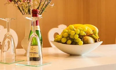 Essbereich Willkommensgruß