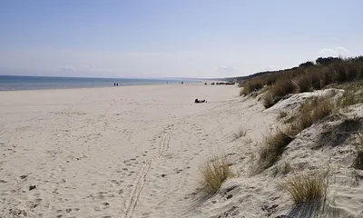 Karlshagen, Strandblick Richtung Trassenheide /Zinnowitz