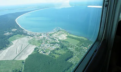 Luftaufnahme von Glowe