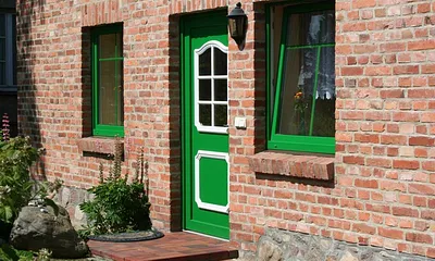 Eingang Wohnung "Hühnergott"