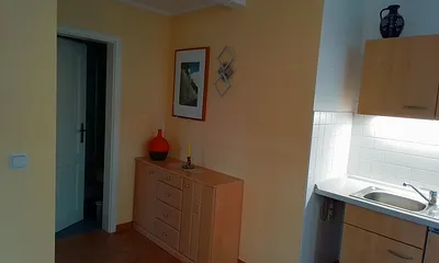 Tür zum Bad