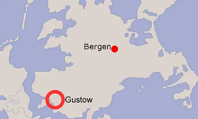 Lage Ort Gustow nahe Stralsund