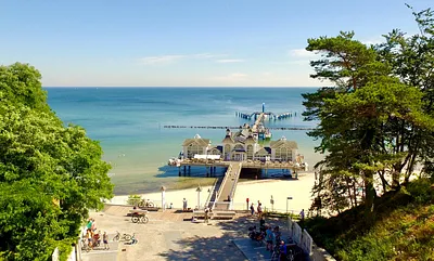 Abgang Strand Seebrücke