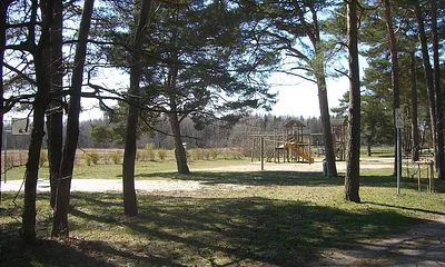 Waldspielplatz in unmittelbarer Nähe unserer Unterkunft
