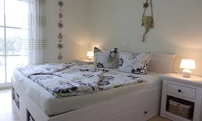 Schlafzimmer mit Meerblick