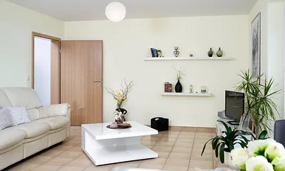 Wohnzimmer mit Essecke