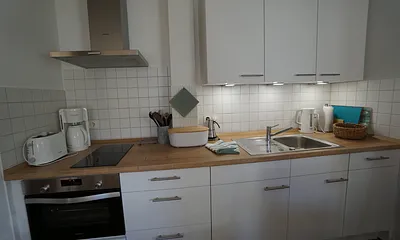 Küchenzeile im Wohn-Esszimmer