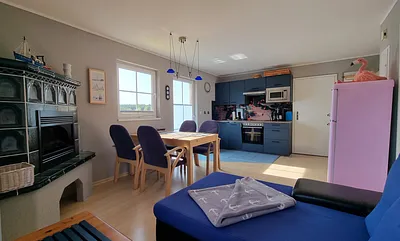 Haus Windjammer ***nur 200m zum Sandstrand***, 2-Zimmer-Ferienwohnung (Greif)