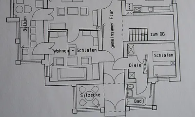 Grundriss Fewo EG-1 Villa