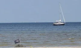 Prima !!! Kleine Piraten finden hier flaches Wasser zum Plantschen