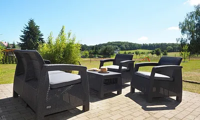 Blick auf den Golfplatz