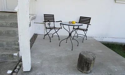 Gartenhaus 1, Terrasse