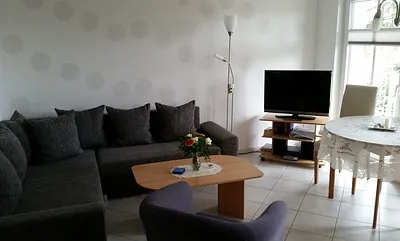 Eßecke im Wohnzimmer