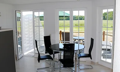 Essbereich im Wintergartenanbau