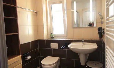 Tageslichtbad mit Dusche/WC