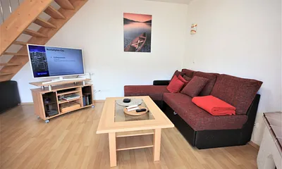 Eßecke mit Blick auf Balkon