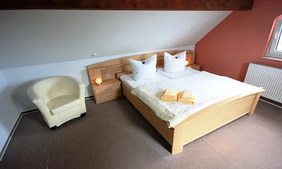 Maisonetteschlafzimmer