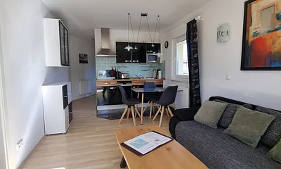 Haus Windjammer 2  *** nur 400m zum Sandstrand***, 2-Zimmer-Ferienwohnung (Albatros)