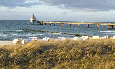 Blick auf die Seebrücke
