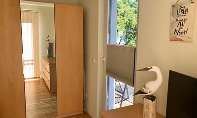 Schlafzimmer 2 mit Meerblickbalkon
