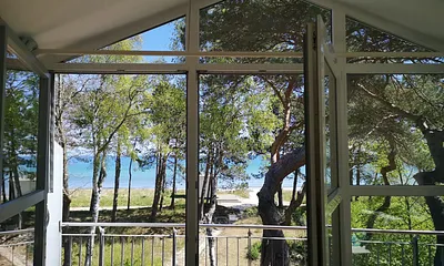 Blick aus dem Wohnzimmer