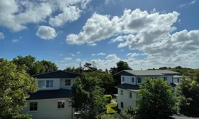 Bild vom Balkon aus Richtung Ostsee