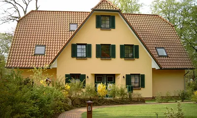 Außenansicht Ferienwohnung Deichhof Prerow