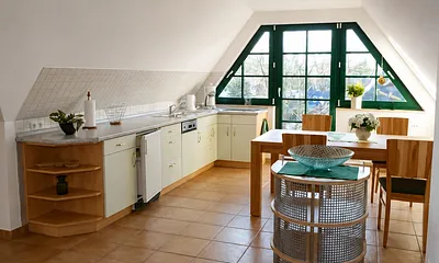 Großer Küchenbereich