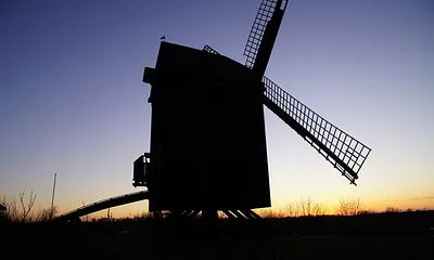 Die Pudaglaer Bockwindmühle 