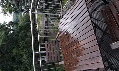 Eine von 2 Terrassen mit Seeblick