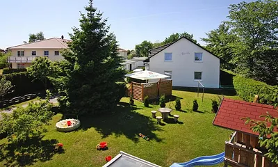 Blick auf das Grundstück