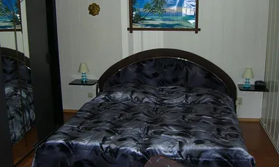 Doppelschlafbett im Schlafwohnraum