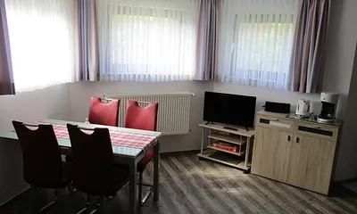 Essbereich im Wohnzimmer