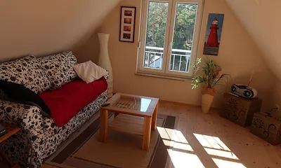 oberer Wohnbereich mit Blick nach Süden