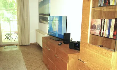 Nochmal Wohnraum - gegenüber vom Schlaf-/Ledersofa