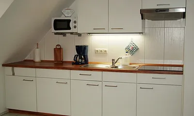 Küchenzeile im Wohnzimmer