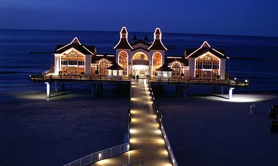 Wahrzeichen der Insel die Seebrücke