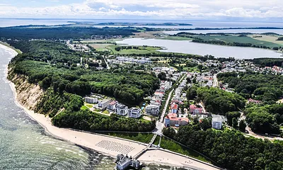 Ostseebad Sellin von oben
