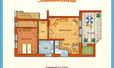 Schnitt der Wohnung