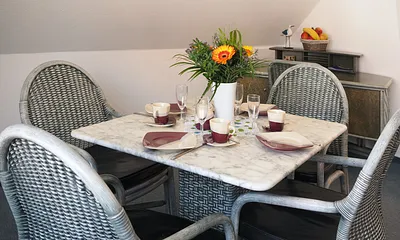 Dach Essecke im Wohnzimmer