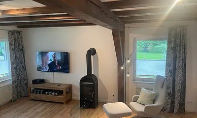 Wohnzimmer mit Leseplatz