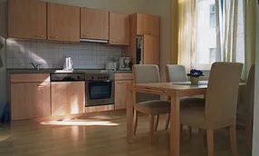 Wohnraum mit Küchenbereich